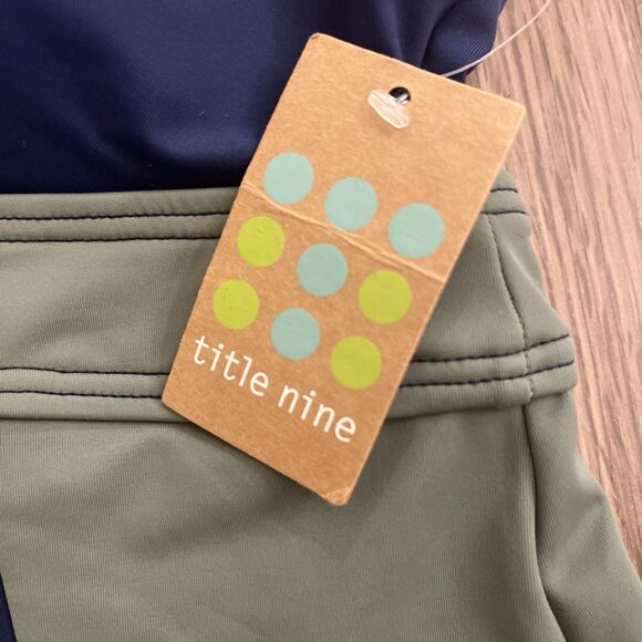 NWT Title Nine Color-block Tankini Top, Racerback, Women Medium, Blue Green Pink - Picture 6 of 16